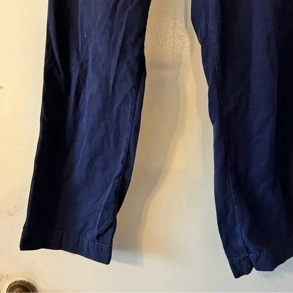 Xirena Navy Blue Thatcher Pants Button Fly Straight Leg Relaxed XS - Picture 5 of 14